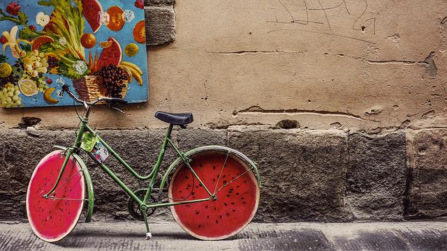 bicyclette décorée
